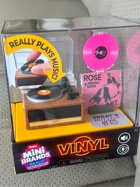 Mini Brands record player NEW
Vinyl records series vintage nostalgia collectible